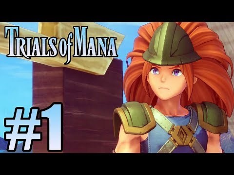 Trials of Mana Remake Gameplay Walkthrough Part 1 - Opening ( No Commentary)