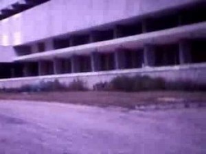 The Great Hall under construction at KNUST, 1968.