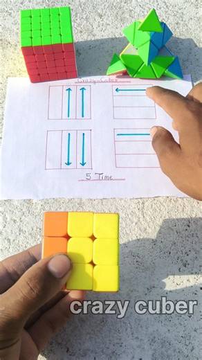 3 by 3 rubik's cube solve in new tricks 🤯🔥 #rubikcube #ytshorts #cube #puzzlecube #speedcube #cubers