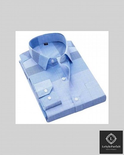 Men's Formal Classic Plaid Shirt