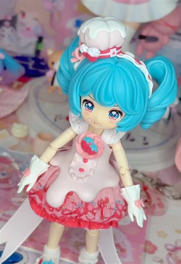 the cutest miku doll ever actually and i got 2019 🥹