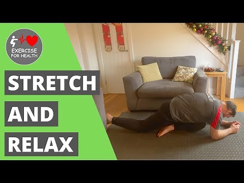 A follow along stretching routine for beginners to release muscle tension