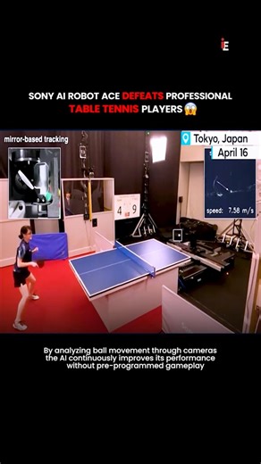 🚨 Sony AI Robot Table Tennis 😳 | AI Defeats Professional Players Using Machine Learning