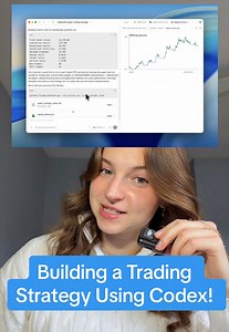 I built a trading strategy based off of a research paper using Codex! Codex is a desktop Al coding agent that runs locally, understands your full codebase, and works across files, commands, and multi-step engineering workflows. Check it out at openai.com/codex ! @ChatGPT #ChatGPT_Partner #codex #ai#algotrading