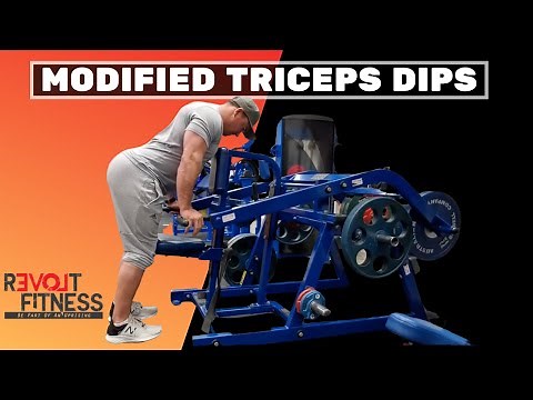 Triceps Dip Machine / hammer strength seated triceps dip machine - Modified
