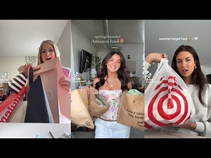 Summer shopping haul - TikTok compilation