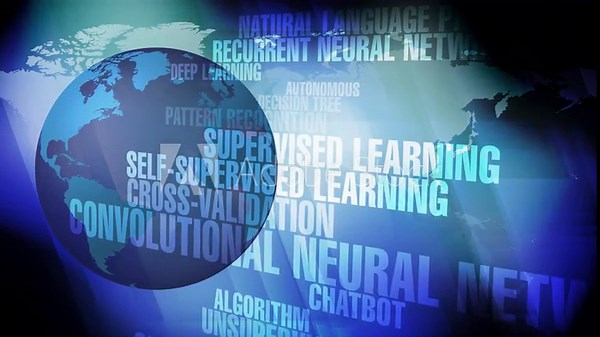 Neural network artificial intelligence and world map exploring intersection of chatbot, algorithm, and natural language processing in realm of ai technology and autonomous machine learning