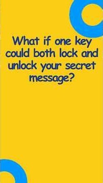 Symmetric encryption uses the same key to encrypt and decrypt messages.