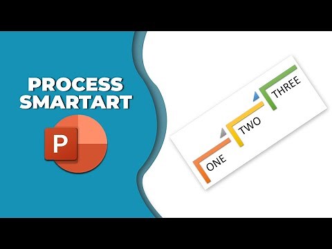 How to insert step up process SmartArt in PowerPoint