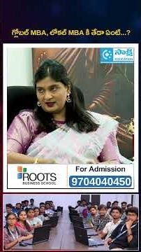 Global MBA vs Local MBA | Key Differences Explained | Roots Business School | #shorts #mba