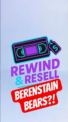 Wait... It's The BerenSTAIN Bears?! | Rewind & Resell #1 #shorts #vhs #nostalgia