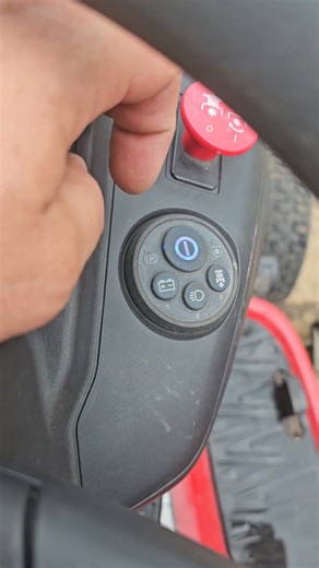 How to punch code and start a push-button craftsmen tractor.