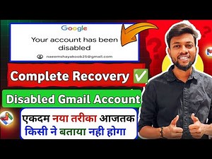 How to appeal and recover disabled Gmail account 2024 | Google Account disabled how to enable