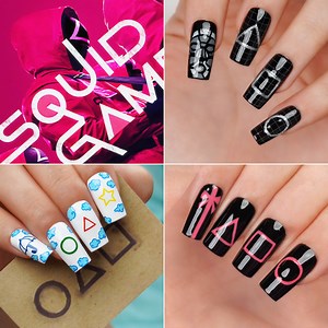272K views · 11K reactions | SQUID GAME INSPIRED NAILS - NAIL TECH TIKTOK ►Links to the Nail Kit Homemade: https://amzn.to/3itujhB | Tasty Plus | Facebook