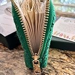 2026 New Travel Jewelry Case – Jewelry Organizer Travel for Rings, Bracelets, & Bangles with Smooth Metal Zipper, Elegant Jewelry Roll for Journey, Crystal Jewelry Storage Pouch, Mini, Tweed Blue