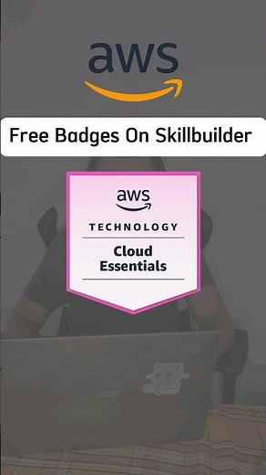 Aws free digital badges on Skill builder #aws #amazonwebservices #cloudcomputing