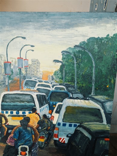 Ebisiige bya Ssenkaatuka ✍️ Traffic Jam Mu kibuga Kyange we create what we think..... #trafficjam #masakaroadtrafficjam #longesttrafficjam