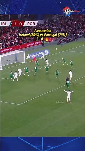Ireland vs Portugal 🔥 #highlights #football #worldcup #portugal
