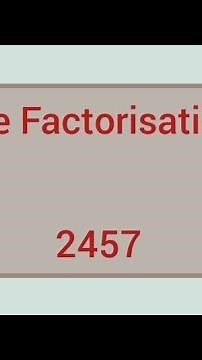 Prime Factorisation of 2475 | Learnmaths