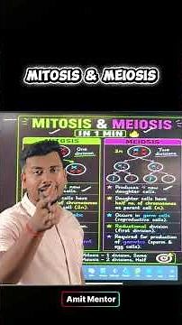 Mitosis vs Meiosis Trick | Never Forget the Differences 🧬