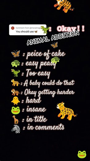 Can you find all the animal emojis!? 🦒
