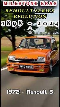 The Renault Evolution That Shocked Europe | 1990 - 2025 | #autoworld #france #renault #evolution
