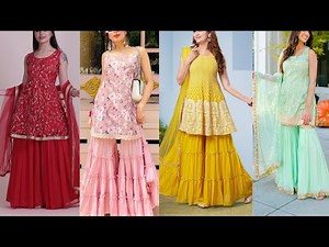 Most Trendy & Attractive Sharara Suit Design | Sharara Gharara Designs | Sharara Kurti Designs