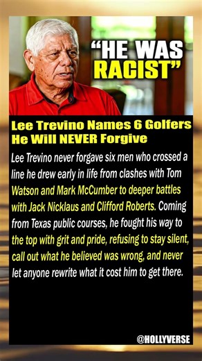 Lee Trevino Names 6 Golfers He Will NEVER Forgive #shorts