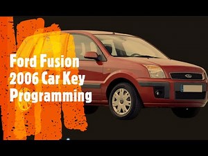HOW TO PROGRAMME FORD FUSION 1999 - 2006 CAR KEYS