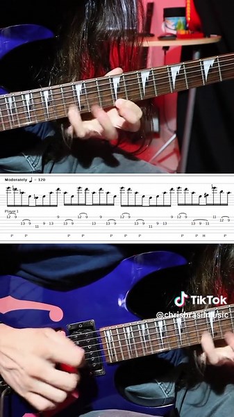 Paul Gilbert String Skipping Pattern #shorts