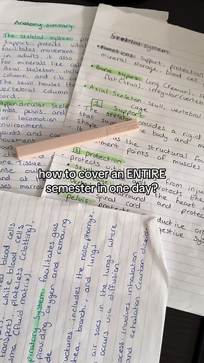 Master Study Methods: Cover a Semester in One Day