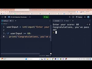 CS-112 Introduction to Selection Structure
