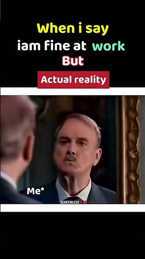 When I Say ‘I’m Fine’ at Work 😌 | funny memes | relatable memes #shorts #workmemes