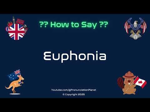 🎶 🌍 How to Pronounce Euphonia? (CORRECTLY) | Pronunciation Planet