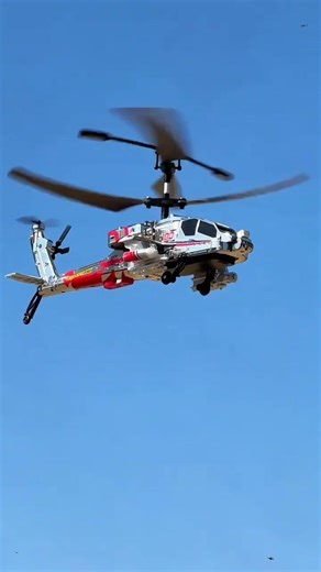 Apache armed remote control helicopter toy aircraft intelligent fixed height charging remote con