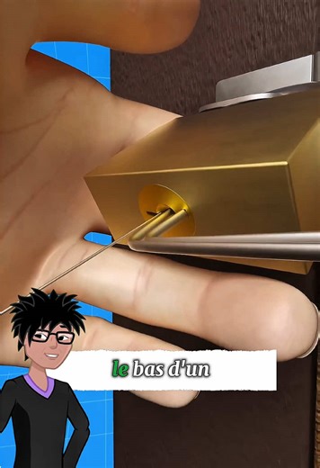 Comment ouvrir un cadenas avec une canette de soda🤔 #science #educationtiktok #3danimations #experience