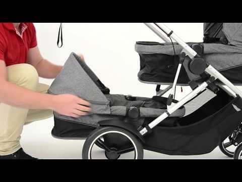 voyager™ single to double stroller instructional video | phil&teds