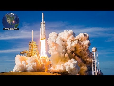 SpaceX Falcon Heavy, all 3 cores landed! Successful launch of Arabsat 6A (4/11/2019)