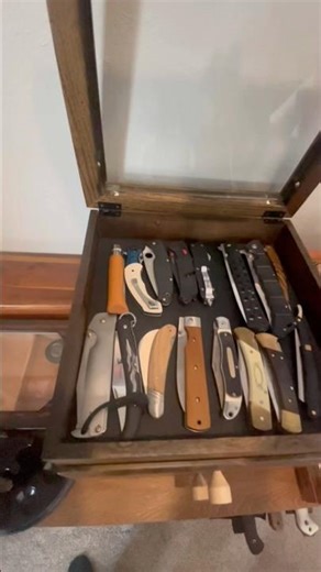 Custom knife display case! #knife #display