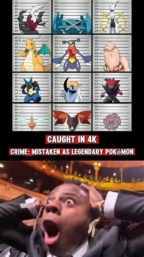 Caught in 4K: Fake Legendary Pokémon 🚨 #pokemon #shorts
