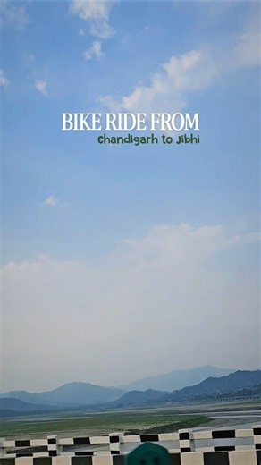 One of the best weekend bike destinations from Delhi or Chandigarh! #himachal #jibhi #biketripindia
