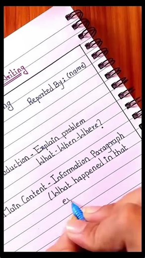 class 12th format of report writing 💗👀💯........