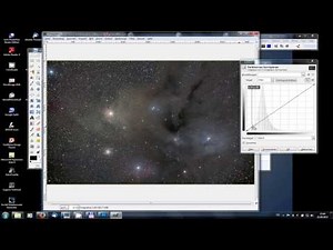Deepskybidler stretchen in GIMP
