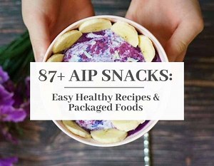 87  Easy AIP Snacks (Healthy Recipes and Packaged Snacks)