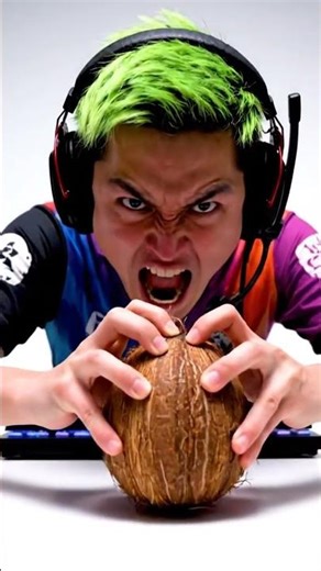 Pro Gamer's 1000 APM vs. a Coconut... (RAGE QUIT!)
