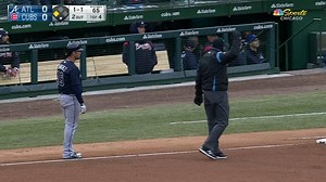 Sanchez interferes, Cubs escape