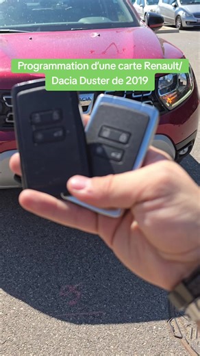 Programmation de carte Renault Dacia Duster 2019
