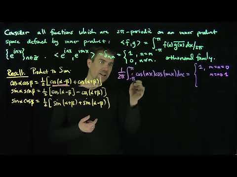 Orthogonality Relationships for Cosine and Sine and Corresponding Fourier Series