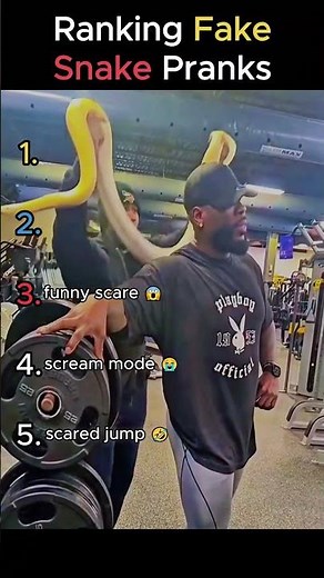 Ranking Fake Snake Pranks 😂🐍