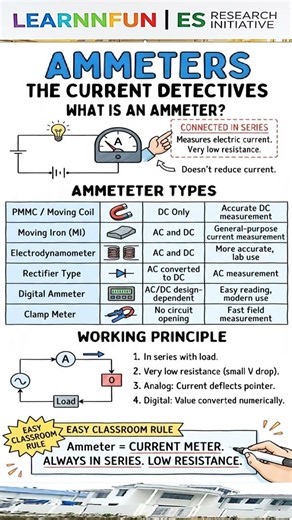#Electrical#Electronics#Ammeters